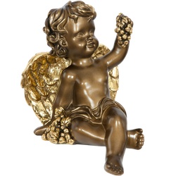 Статуэтка Ангел с виноградом Бронза