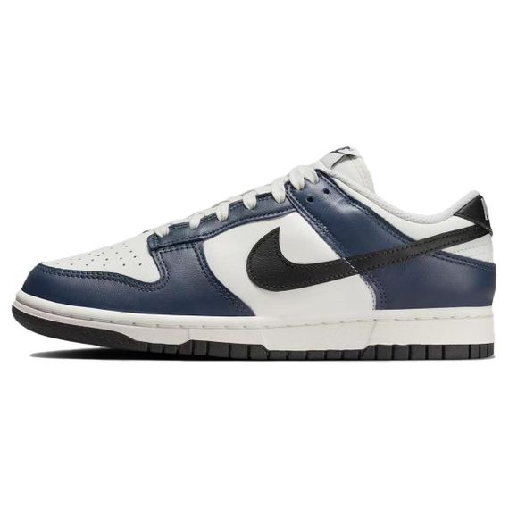 NIKE Dunk Кроссовки для скейтбординга Низкие Белые и синие Женские