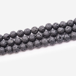 Лава вулканическая натуральная, 6,7мм, шар