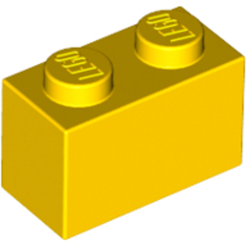Lego Кирпич 1x2 (желтый) 3004 / 300424 / 4613966