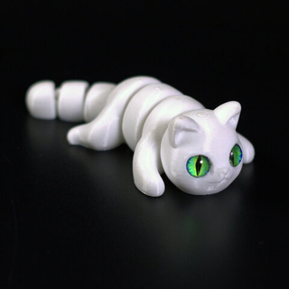 Мини котёнок игрушка антистресс, 10 см., белый