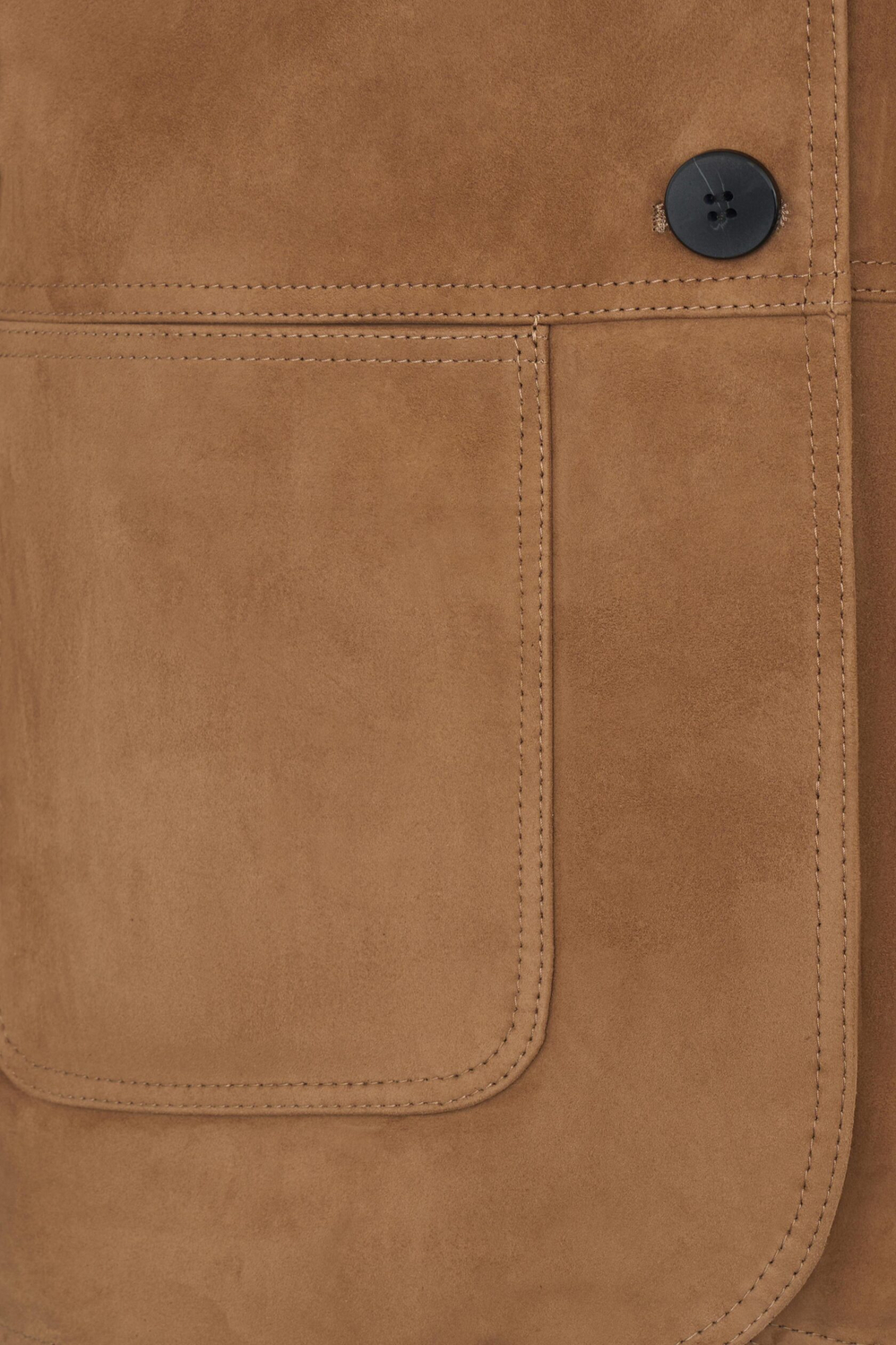 Жакет ЗАМША, Горчичный