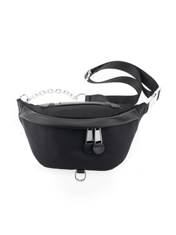 25008S-1/10 Сумка поясная жен., текстиль + иск. кожа