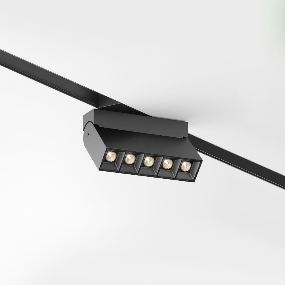 Трековый магнитный светодиодный светильник Maytoni Points Rot Gravity TR077-2-10W3K-B