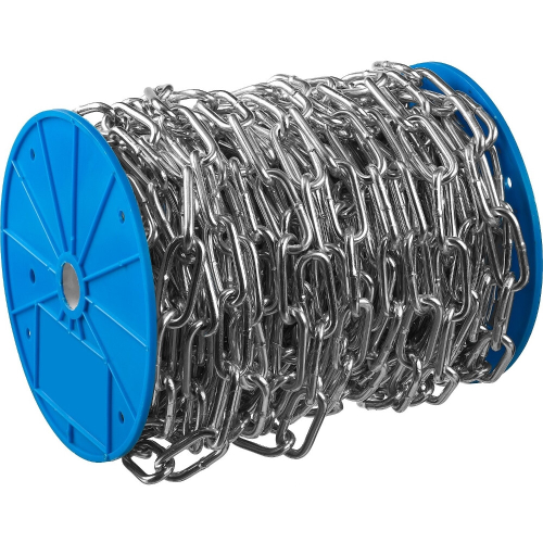 Цепь сварная длиннозвенная, оцинкованная 2 мм