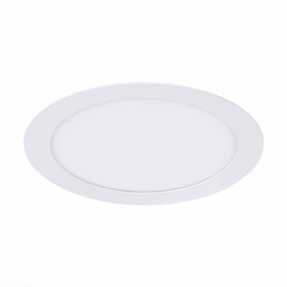 ST209.538.15 Св-к встр. Белый LED 1*15W 3000K 1 020Lm Ra80 110° IP20 D190xH8 90-265V Встраиваемые светильники