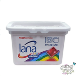 Жидкое средство для стирки в капсулах lana color aroma аромат розы, 30 шт.