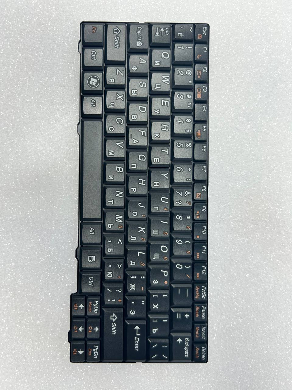 Клавиатура для ноутбука Lenovo IdeaPad S10-2. раскладка - русская, без подсветки, серая (25008441), оригинал