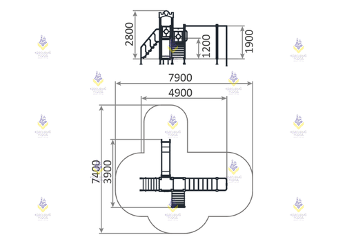 Игровой комплекс «Полубашня» СПОРТ