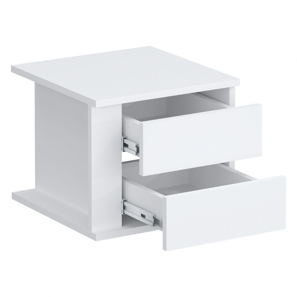 Модуль с ящиками Париж (белый), МФ 1+1