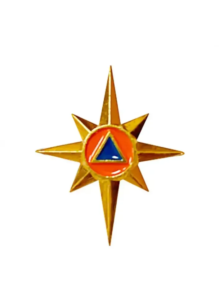 Значок флажок на пимсе (фрачник) малый МЧС
