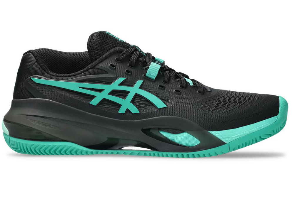 Мужские теннисные кроссовки Asics Gel-Resolution X Clay - black/aurora green