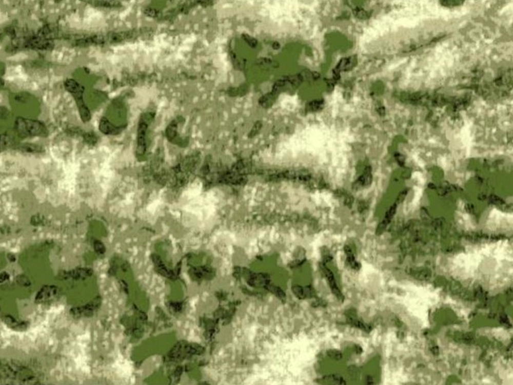 Ткань смесовая для спецодежды Prival TC-1265, камуфляж Мох, 120г/м2, 1.5х10м