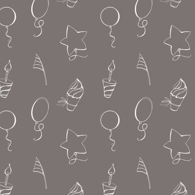 Графика контур День Рождения