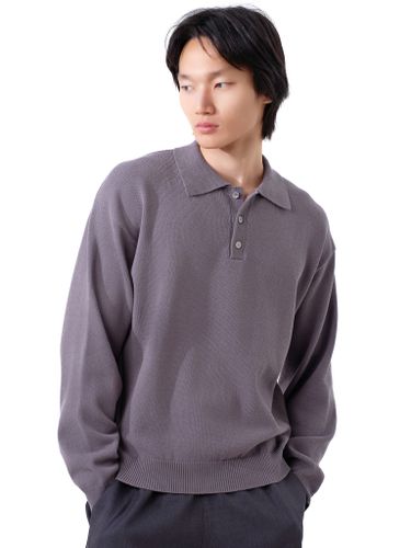 Графитовый джемпер-поло Senseera