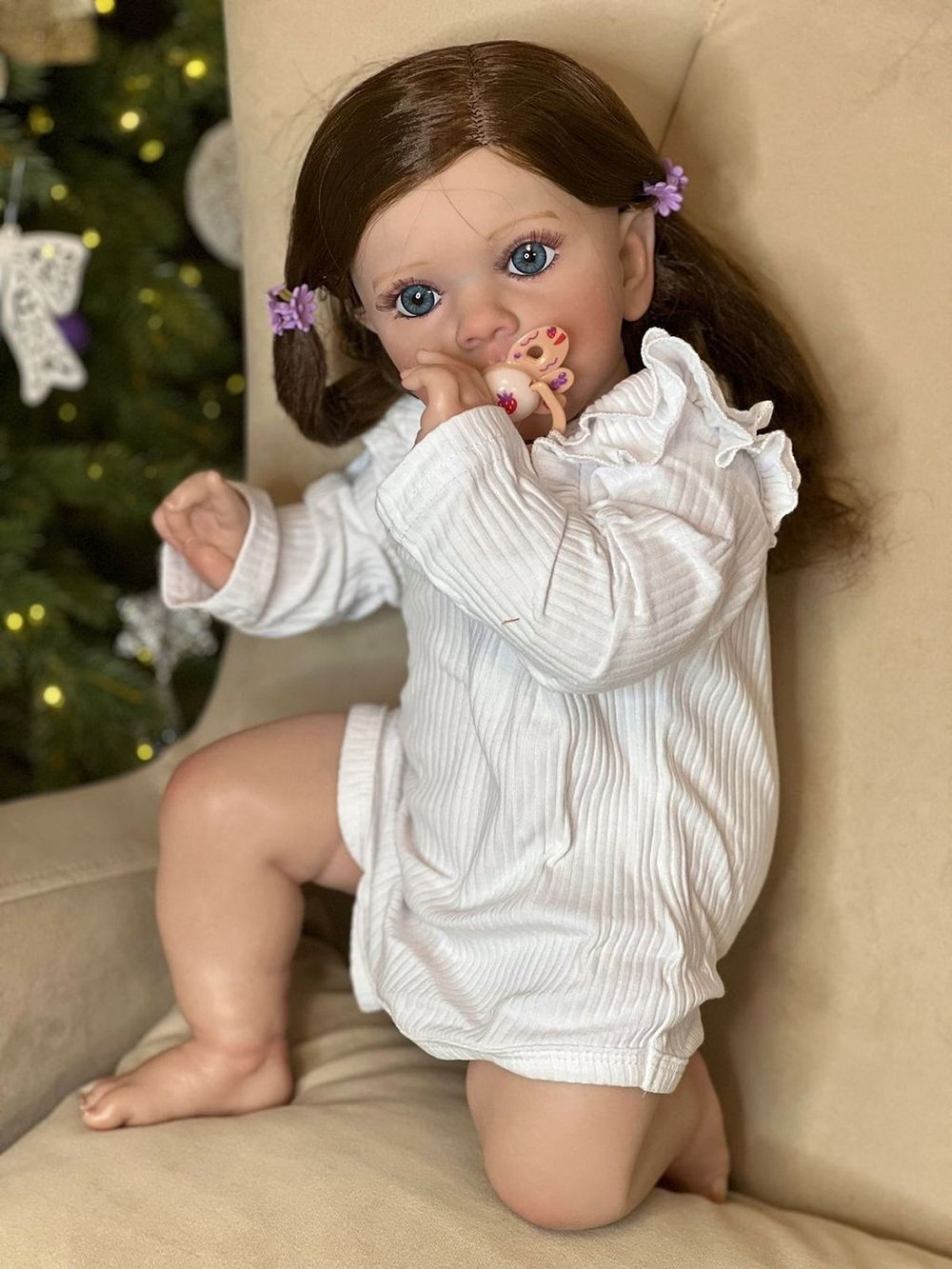 Кукла Реборн мягконабивная 60см в пакете (FA-610)