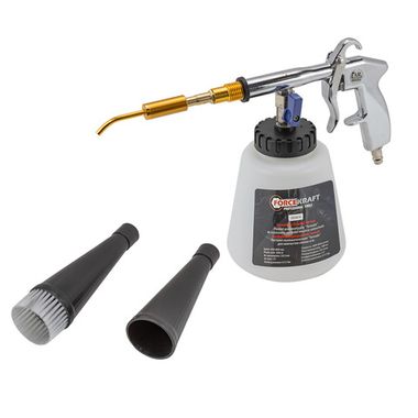 Пистолет пневматический ''Tornado'' для химчистки салона а/м с емкостью 1л (4000-8000об/мин, расход воздуха 350 л/мин,6-9.2 бар) FORCEKRAFT FK-203814