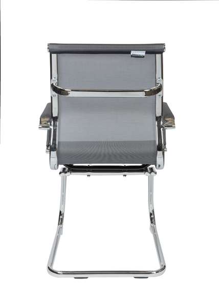 Кресло офисное Норден / Хельмут CF / серая сетка (конференц) / хром