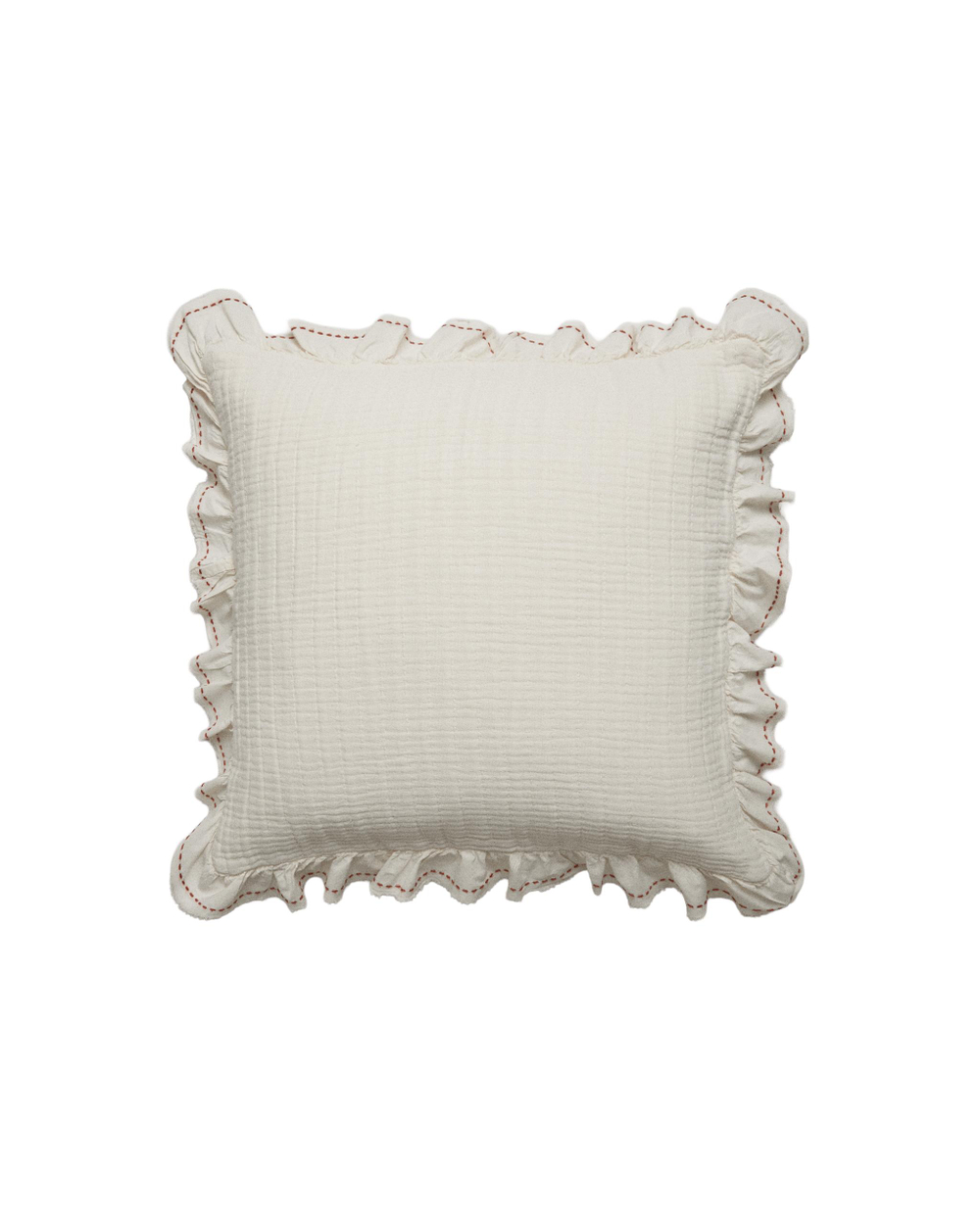 Zara Home наволочка декоративная из хлопка, оранжевый, 40x40 см