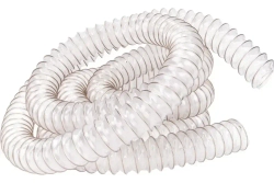 Texonic PVC 100мм 5м. Воздуховод ПВХ, армированный омедненной стальной спиралью для аспирации и стружкоотсоса