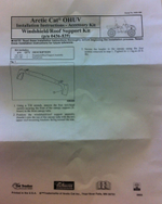 Уширитель ARCTIC CAT ( крепёж для крыши или большого стекла )