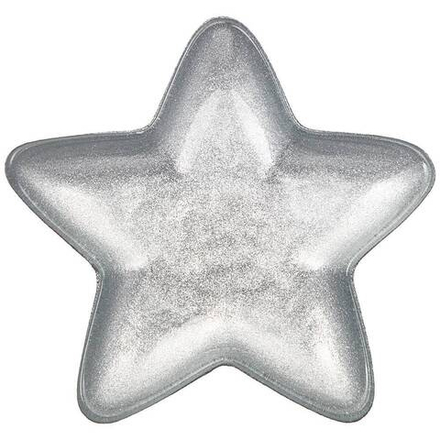 БЛЮДО "STAR" SILVER SHINY 17х17 СМ БЕЗ УПАКОВКИ (МАЛ 20ШТ)