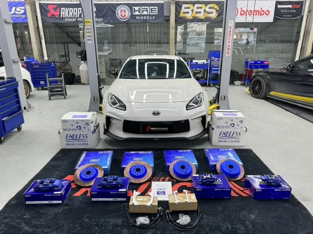 Усиленная тормозная система для Toyota GR 86 2020+ Тойота тормоза колодки тормозной диск суппорт