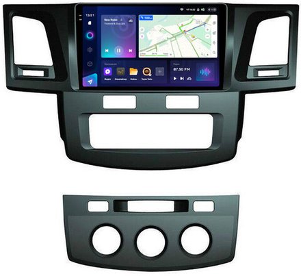 Магнитола для Toyota HiLux 2011-2015 - Teyes CC3-2K QLed Android 10, ТОП процессор, SIM-слот, CarPlay