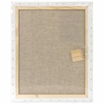 Холст на подрамнике BRAUBERG ART PREMIERE, 40х50см, грунтованный, 100% лен, среднее зерно, 190640