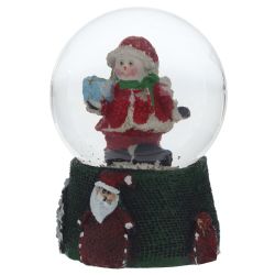 GAEM Фигурка декор в стекл шаре "Дед Мороз/Снеговик/Мишка", D 4.5 см, L4,5 W4,5 H6 см, 4в.