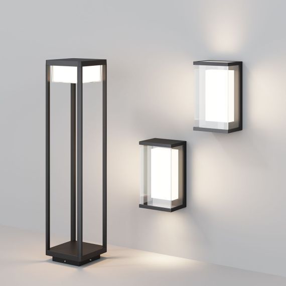 Уличный настенный светодиодный светильник Maytoni Baker Street O021WL-L10B3K