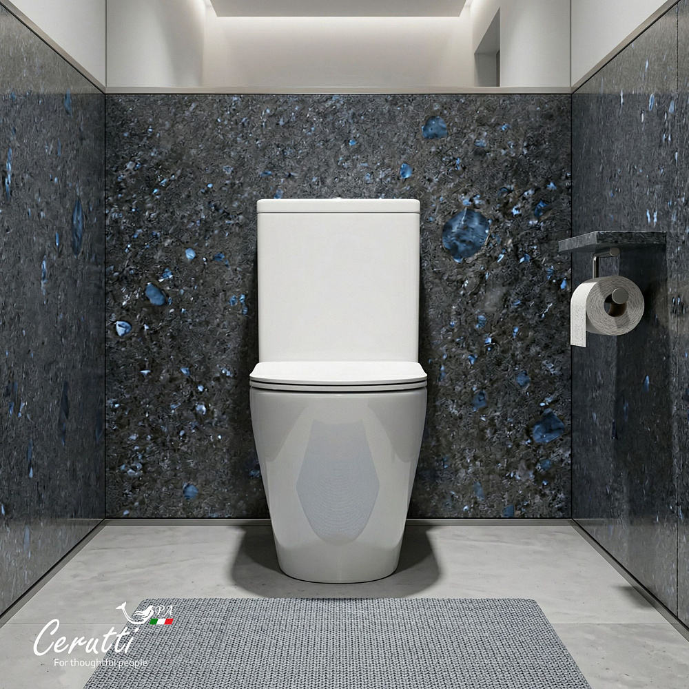 Унитаз напольный Ceruttispa АДИДЖЕ (ADIGE) CT7836 безободковый (620х365х820)