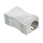 Точилка для карандашей металлическая 5 шт, MC-Basir, набор простых точилок на 1 отверстие