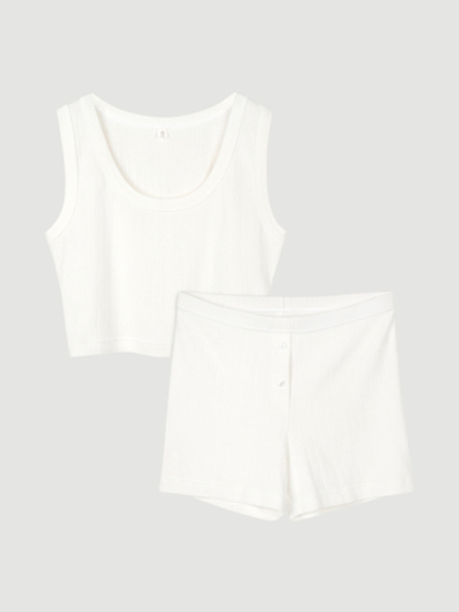 Пижама ажурная женская Mjölk Экрю