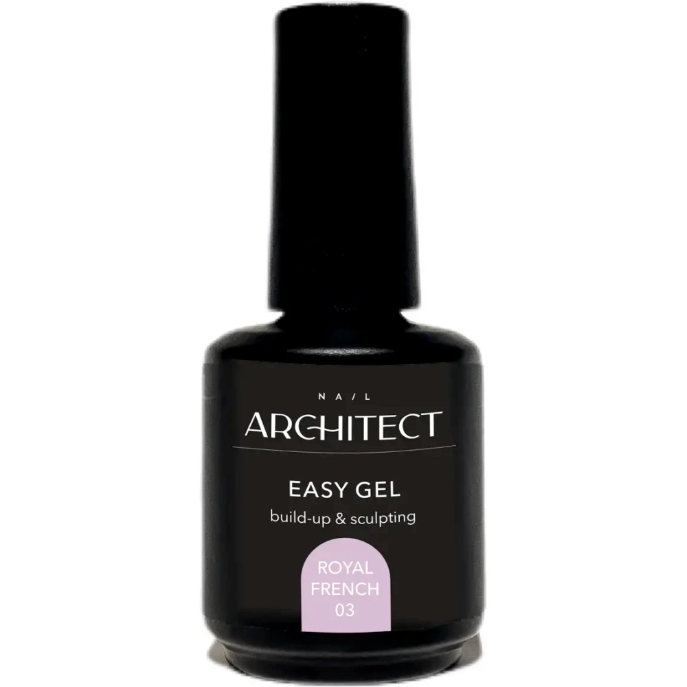 Nail ARCHITECT Easy Gel - 03 ROYAL FRENCH Изи гель. Жидкий гель (полигель) для укрепления и наращивания ногтей, 15 мл
