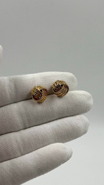 Серьги пусеты Узелки