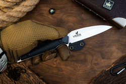 🏆Туристический нож (EDC) Vran VG-10 StoneWash Black