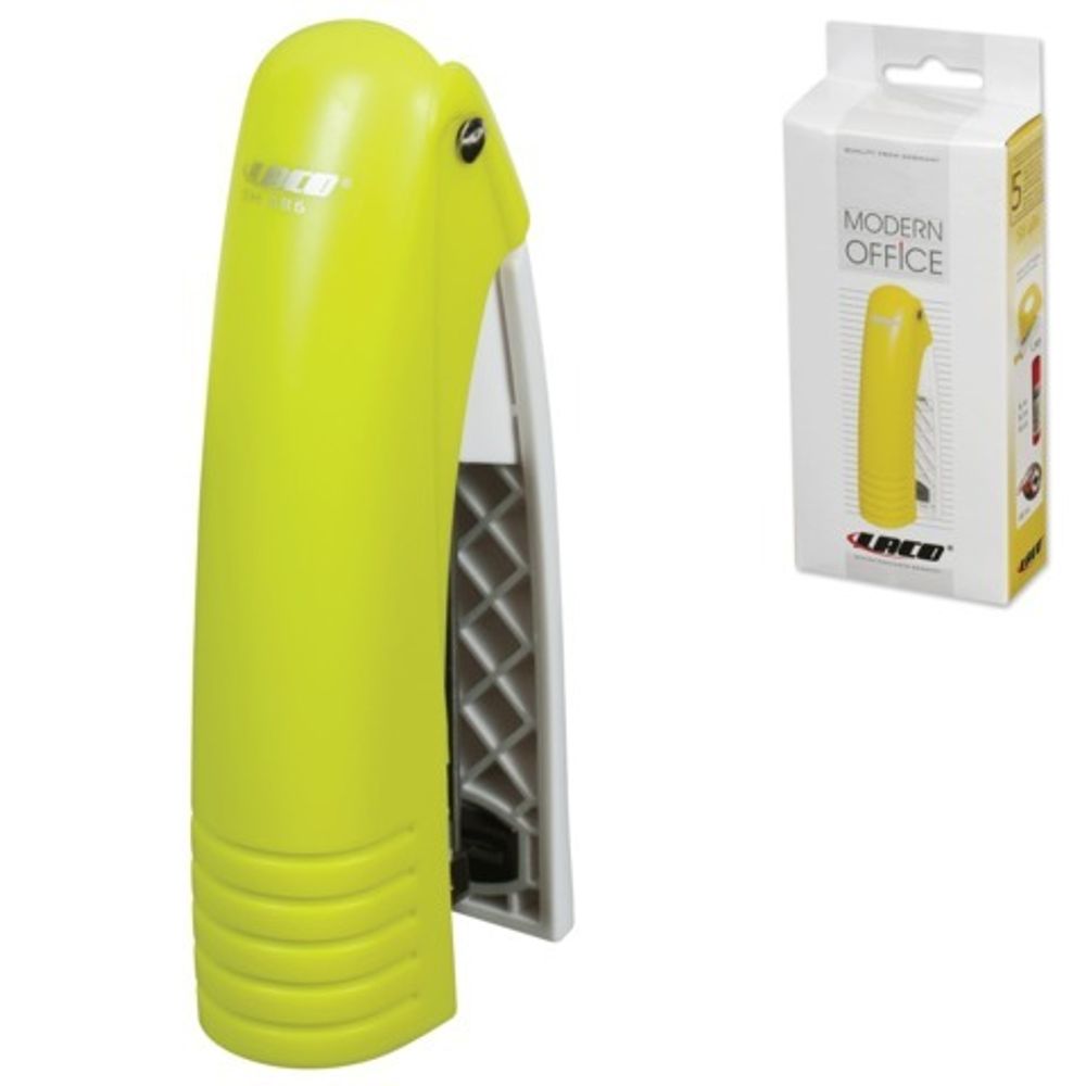 Степлер №24/6, 26/6 LACO (ЛАКО, Германия), до 20 листов, вертикальный, черный, SH 486