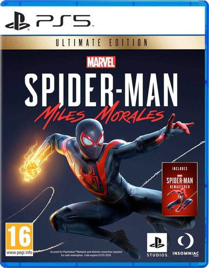PS5 Spider Man Miles Morales Ultimate Edition (Новый, Полностью на русском языке,  PPSA-01461)