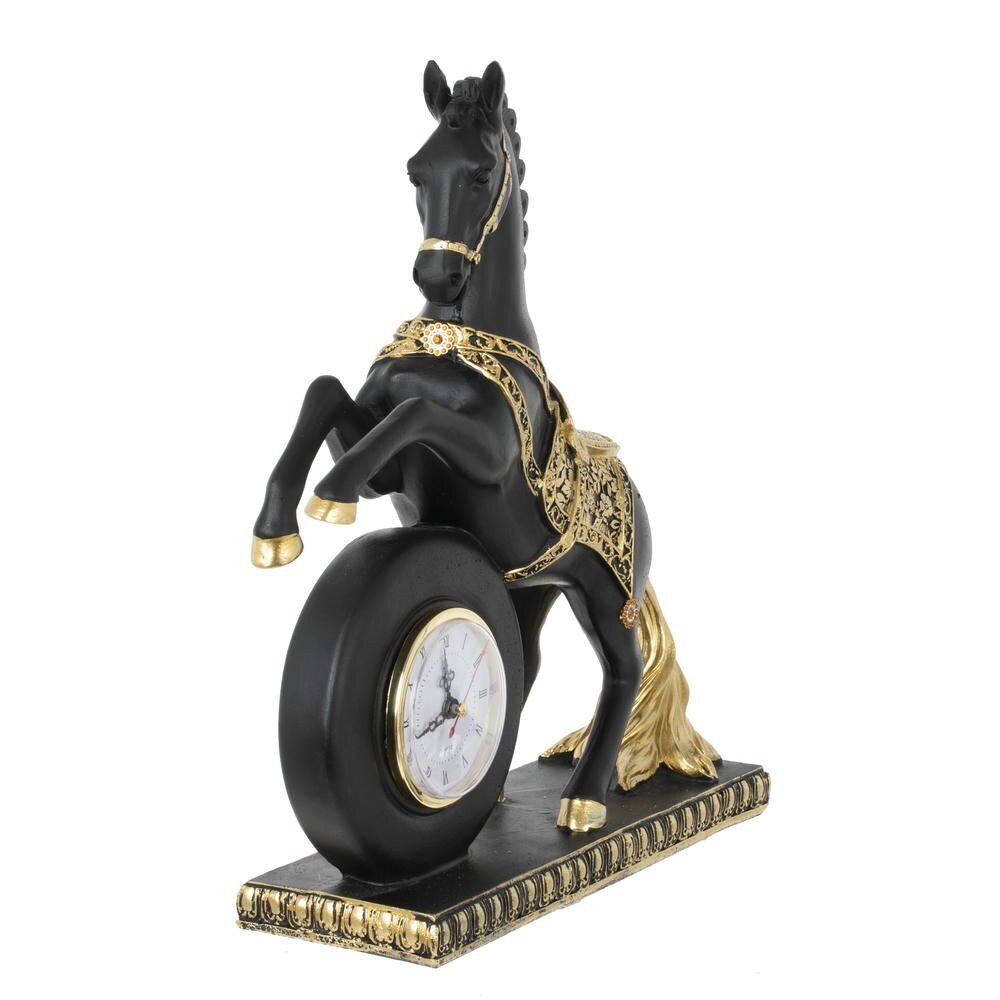 GAEM Фигурка декоративная "Лошадь" с часами (ААх1 н/п), L32 W9,5 H35 см