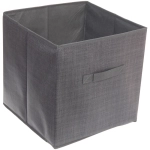 Короб - органайзер складной для хранения вещей «ФЛЭТ», цвет тёмно - серый, 31*31*31см
