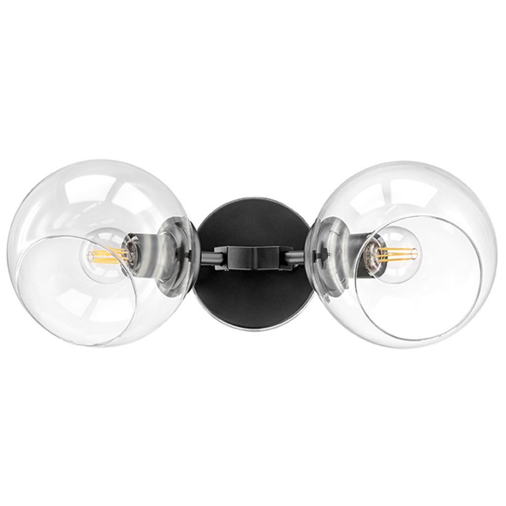 785627 Бра BETA 2x40W E27 ЧЕРНЫЙ