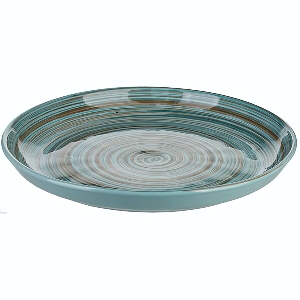 Керамическая тарелка «Скандинавия» (диаметр 26 см) (Цвет: голубой)