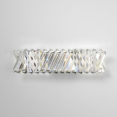 Настенный светильник с хрусталем 101005 LED никель хрусталь Strotskis