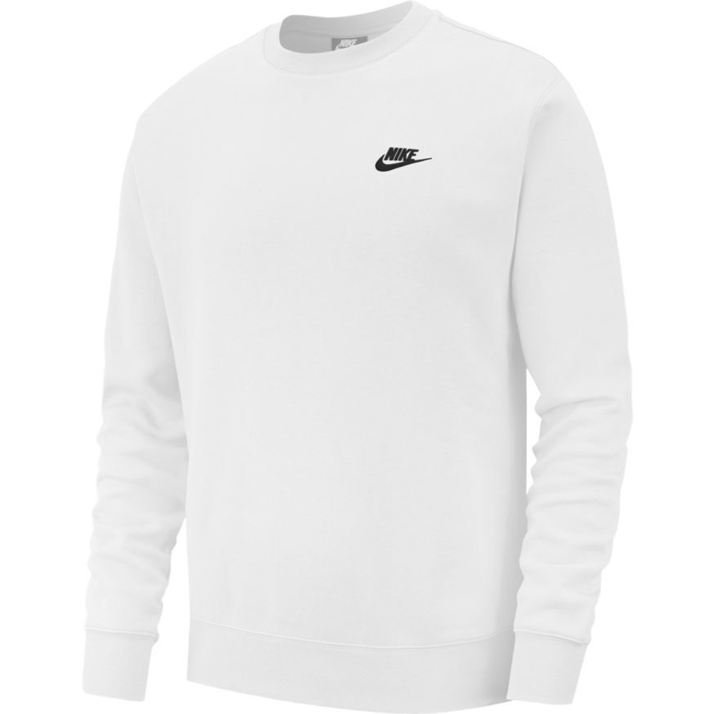 Мужская теннисная кофта Nike Swoosh Club Crew M - white/black