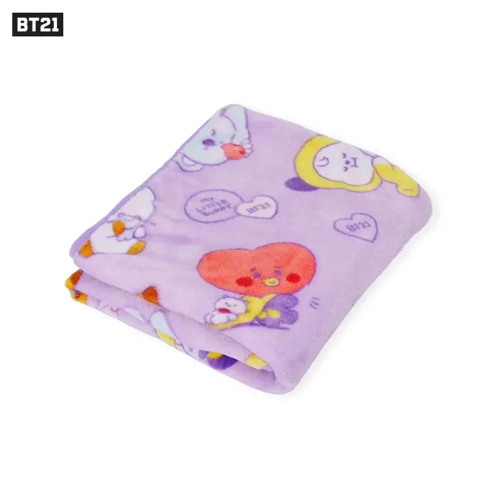 Махровый плед BT21 minini