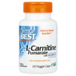Doctor's Best, фумарат L-карнитина с Biosint Carnitine, 60 растительных капсул (500 мг в 1 растительной капсуле)