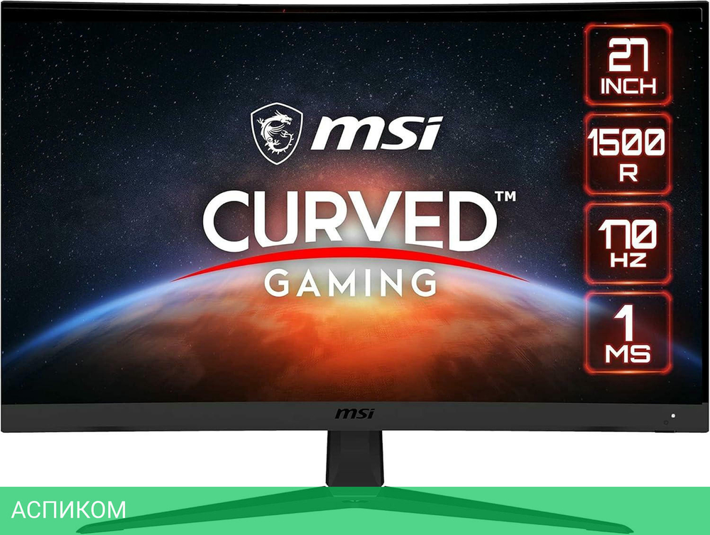 Монитор MSI G27C5 E2 черный (9S6-3CA91T-216)