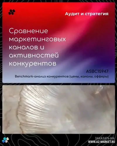 Сравнение маркетинговых каналов и активностей конкурентов