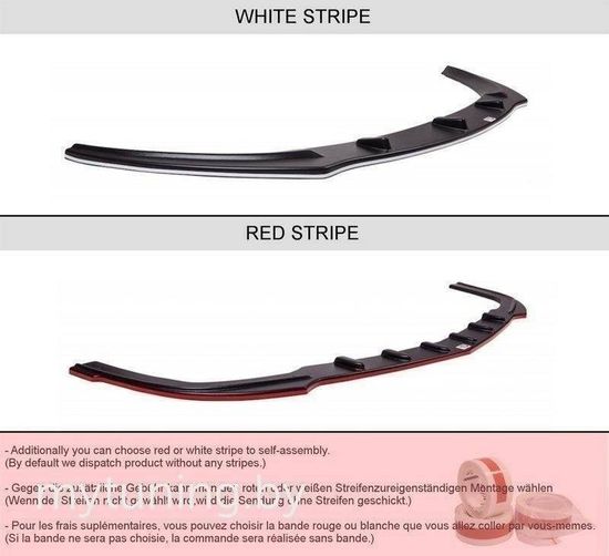 Накладка на бампер передний для AUDI A4 B7 (04-07)